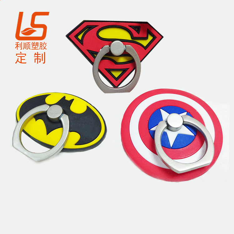 定制PVC軟膠手機(jī)指環(huán)支架 硅膠手機(jī)指環(huán)支架