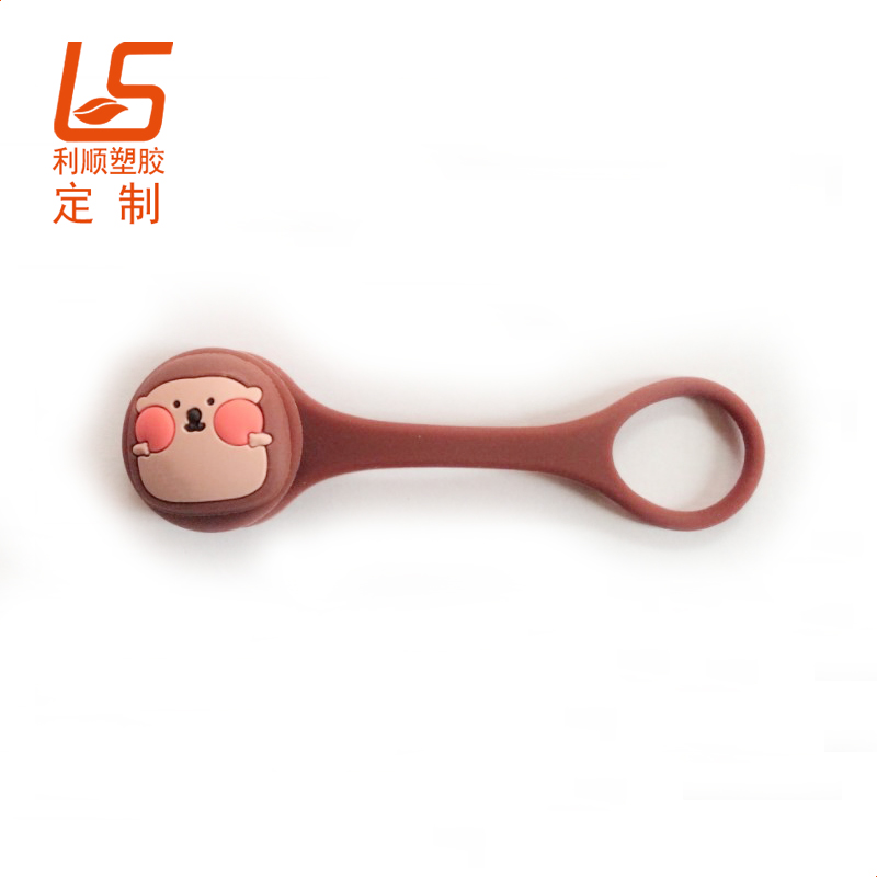 定制數(shù)據線硅膠綁線器 卡通硅膠綁線器