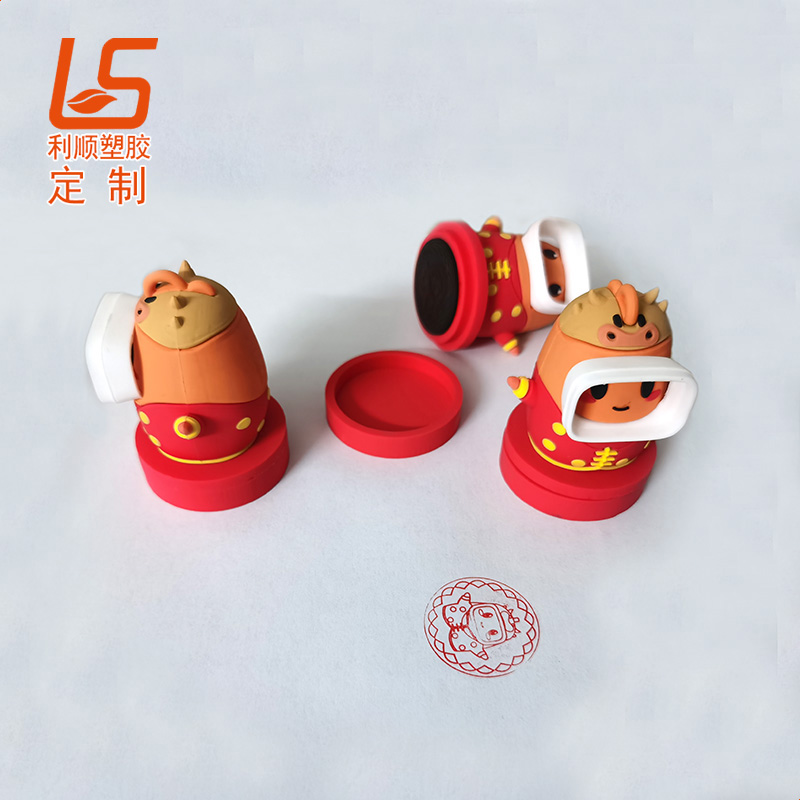PVC軟膠立體公仔印章 立體公仔光敏儲(chǔ)油印章立體公仔印章 (2)