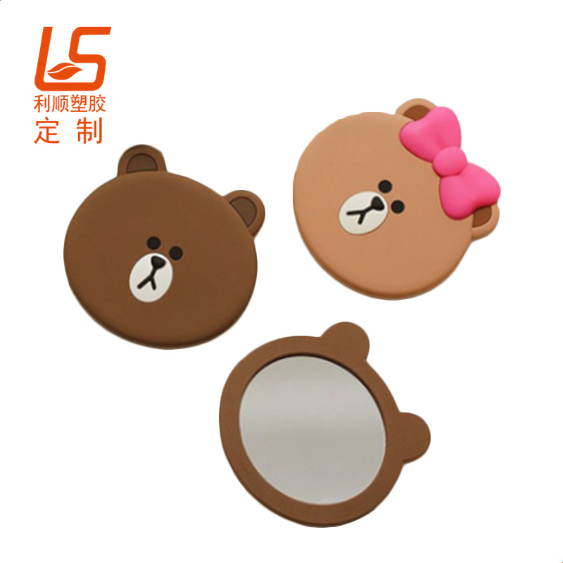 pvc公仔補妝鏡_迷你便攜化妝鏡化妝鏡 (5)