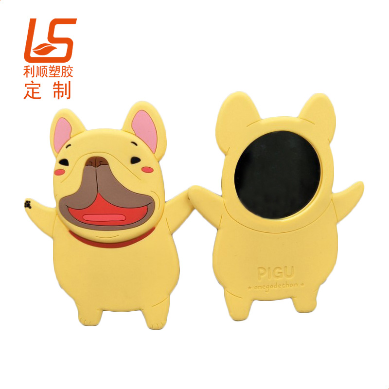 pvc公仔補妝鏡_迷你便攜化妝鏡化妝鏡 (4)