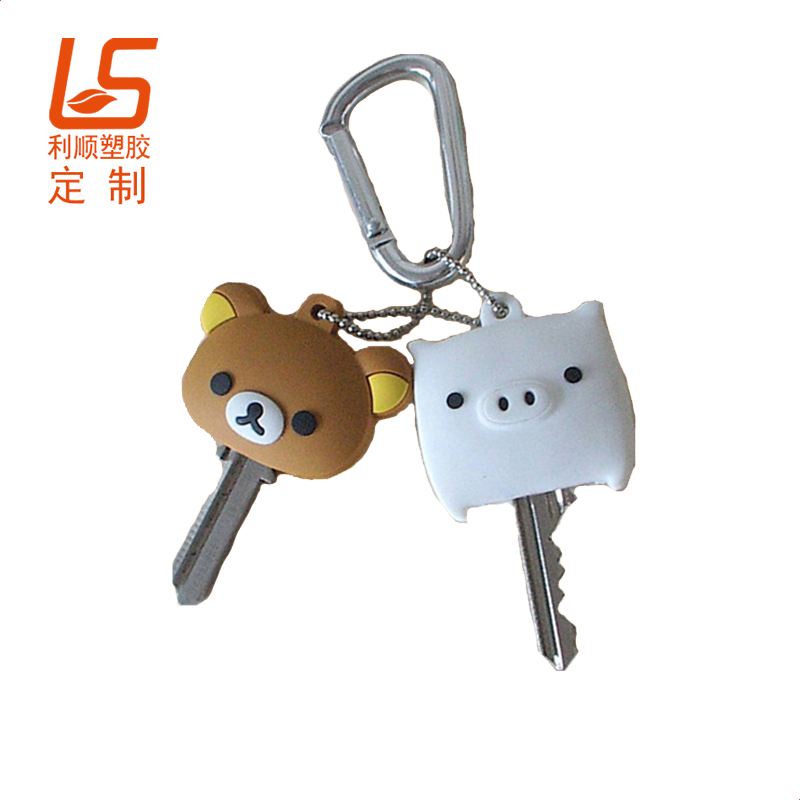 卡通pvc軟膠鑰匙套_卡通公仔鑰匙扣廠家